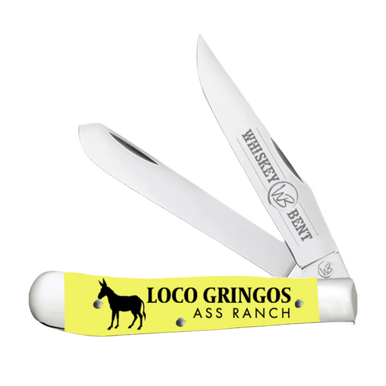 Whiskey Bent Loco Gringo's Trapper Pocket Knife WB11-34
