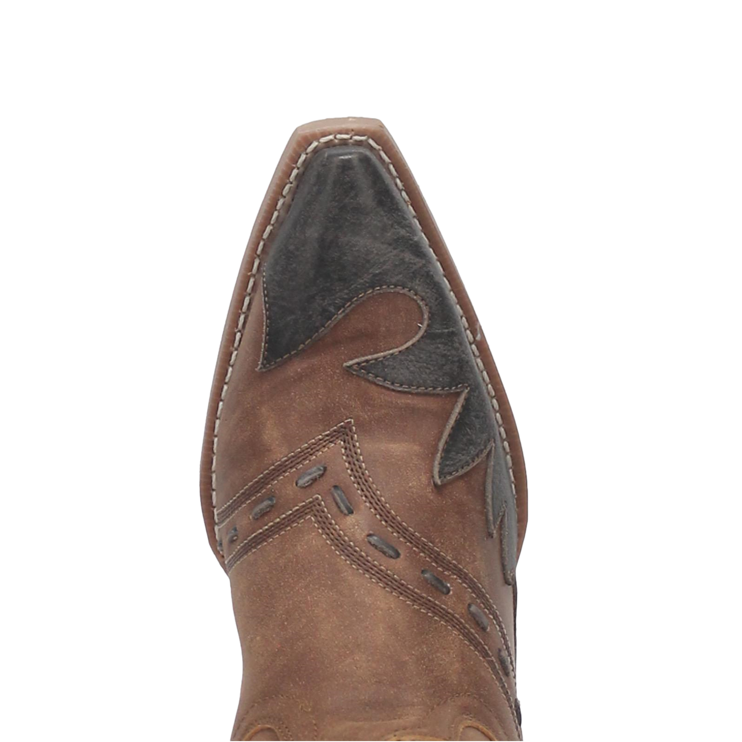 Laredo Men's Porter Tan & Black Snip Toe Boots 68408