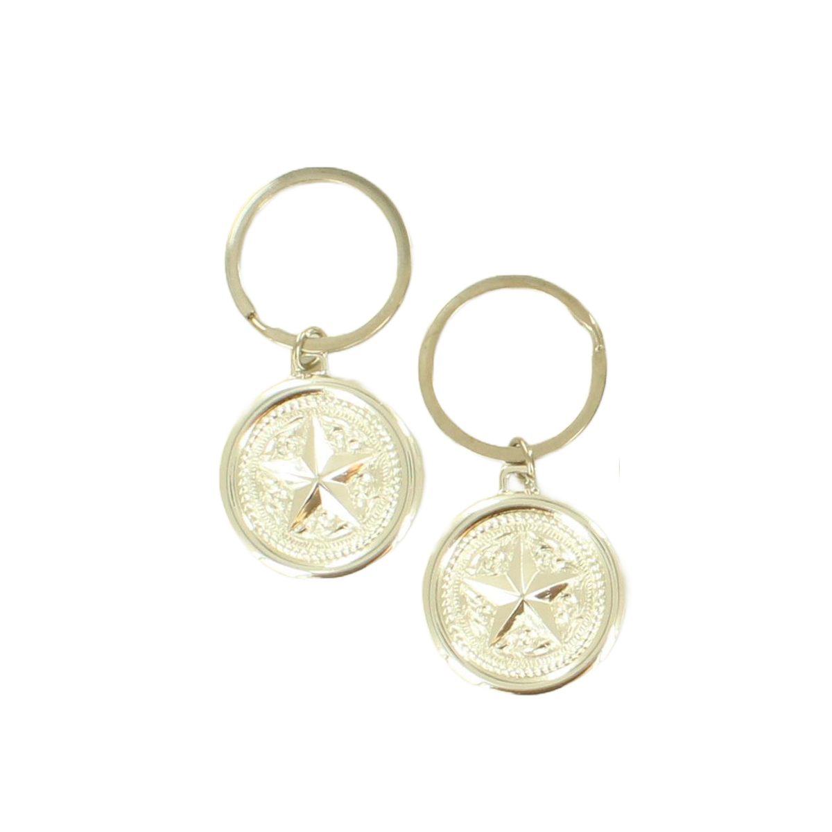 M&F Western Texas Star Silver Keychain 2322899