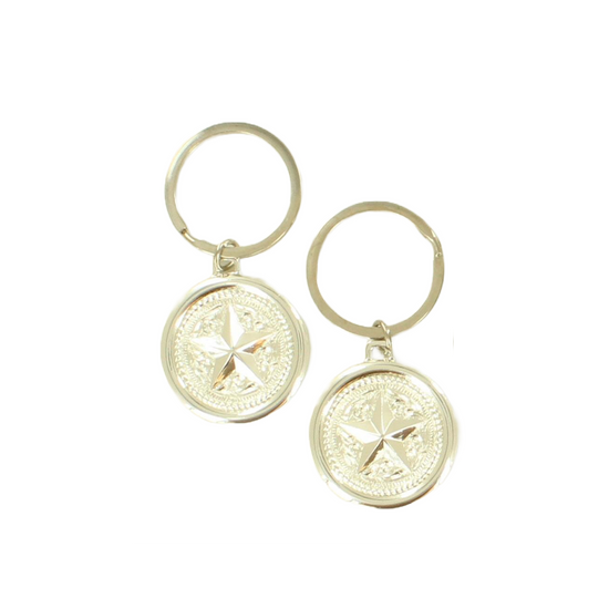 M&F Western Texas Star Silver Keychain 2322899