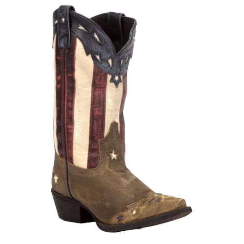Laredo Ladies Keyes Stars and Stripes Flag Boots 52165
