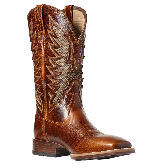 Ariat® Men's VentTek™ Ultra Gingersnap Brown Square Toe Boots 10035938