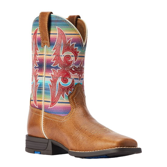 Ariat® Youth Girl's Lonestar Tan & Old Muted Serape Boots 10042595