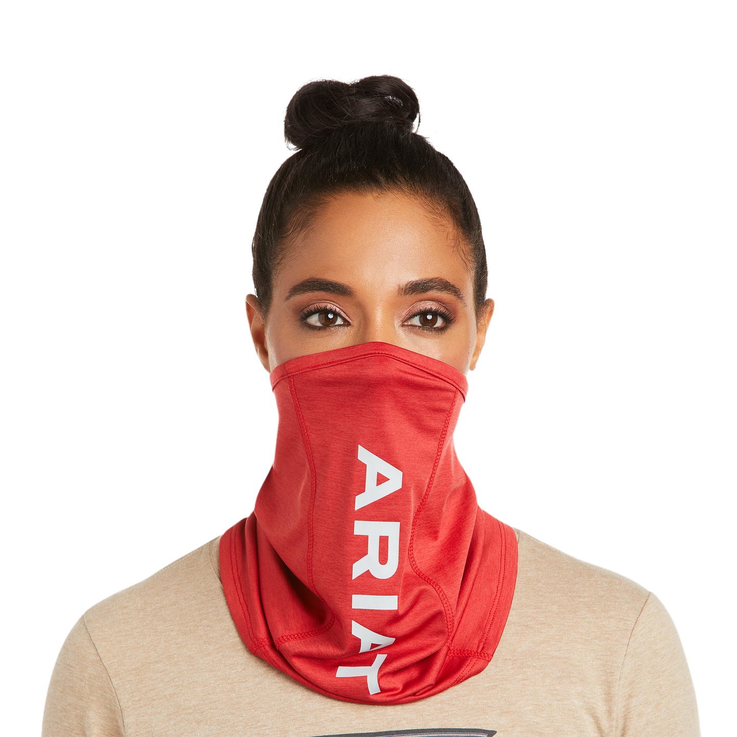 Ariat® Unisex Red Logo Neck & Face Gaiter Mask 10036709