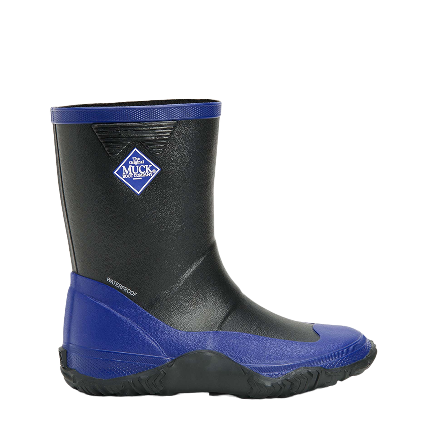 Muck Children s Forager Kids Black Blue Rubber Boots FRK 002 BLK
