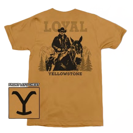 Yellowstone® Men's Rip Loyal Short Sleeve Wheat T-Shirt 66-331-360