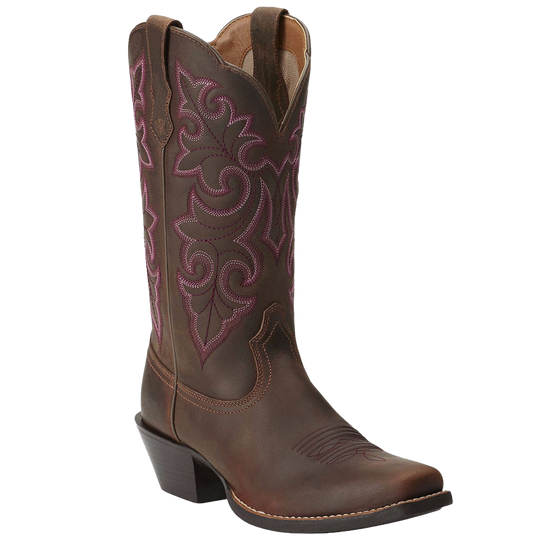 Load image into Gallery viewer, Ariat Ladies Round Up Square Toe Boots 10014172
