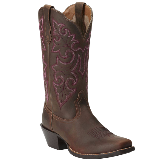Ariat round up square top toe boots