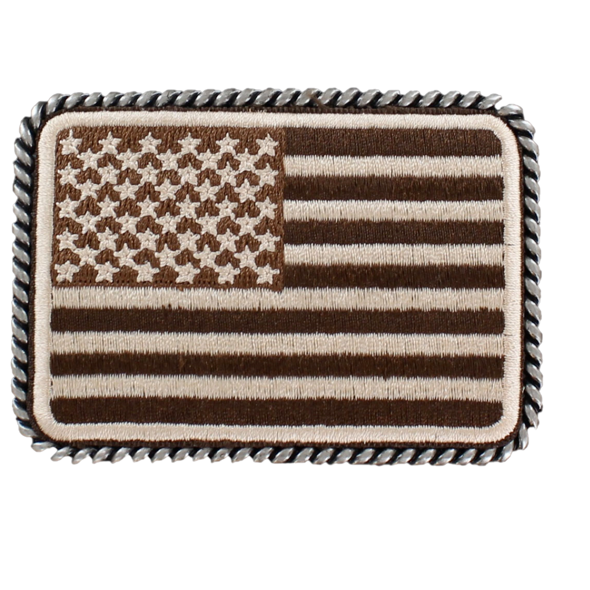 Load image into Gallery viewer, Ariat Mens Rectangle Flag Belt Buckle A37010
