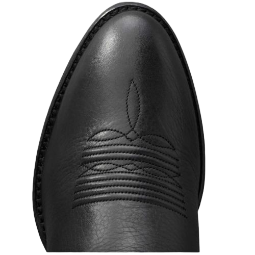 Ariat Ladies Heritage Western Black R Toe Deertan Boot 10001037