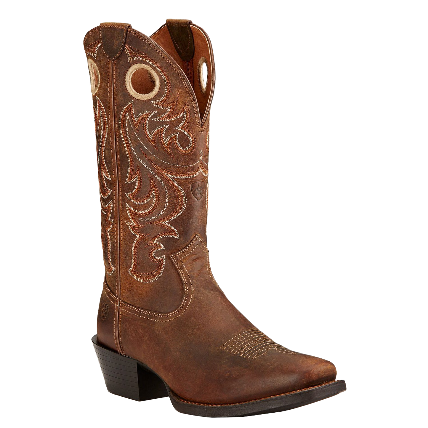 Ariat square toe cowboy boots sales