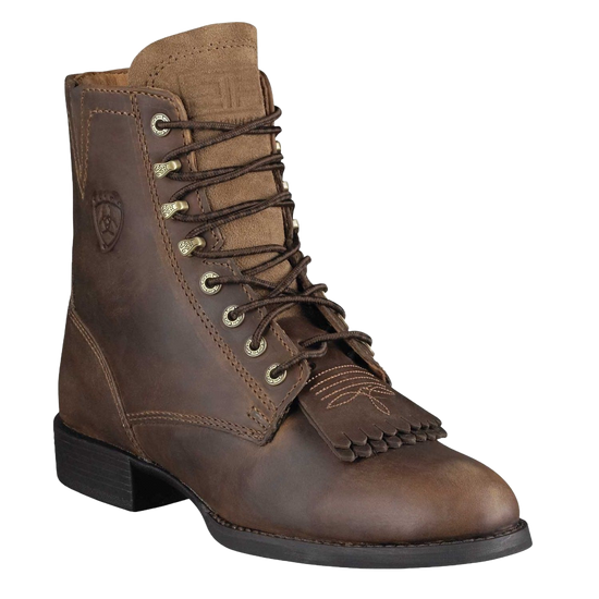 Ariat® Ladies Heritage Lacer II Kiltie Distressed Brown Boot 10002147