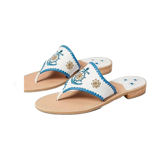 Jack Rogers® Ladies Anchor Rondelle Embroidered Sandals 112221SA06AW