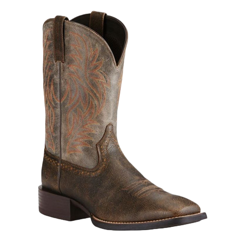 Ariat Men's Sport Western Brooklyn Brown/Ashes Boots 10019958