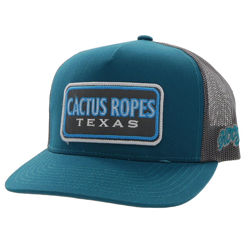 Hooey Men's Cactus Ropes 5-panel Blue & Grey Trucker Cap CR078