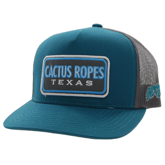 Hooey Men's Cactus Ropes 5-panel Blue & Grey Trucker Cap CR078