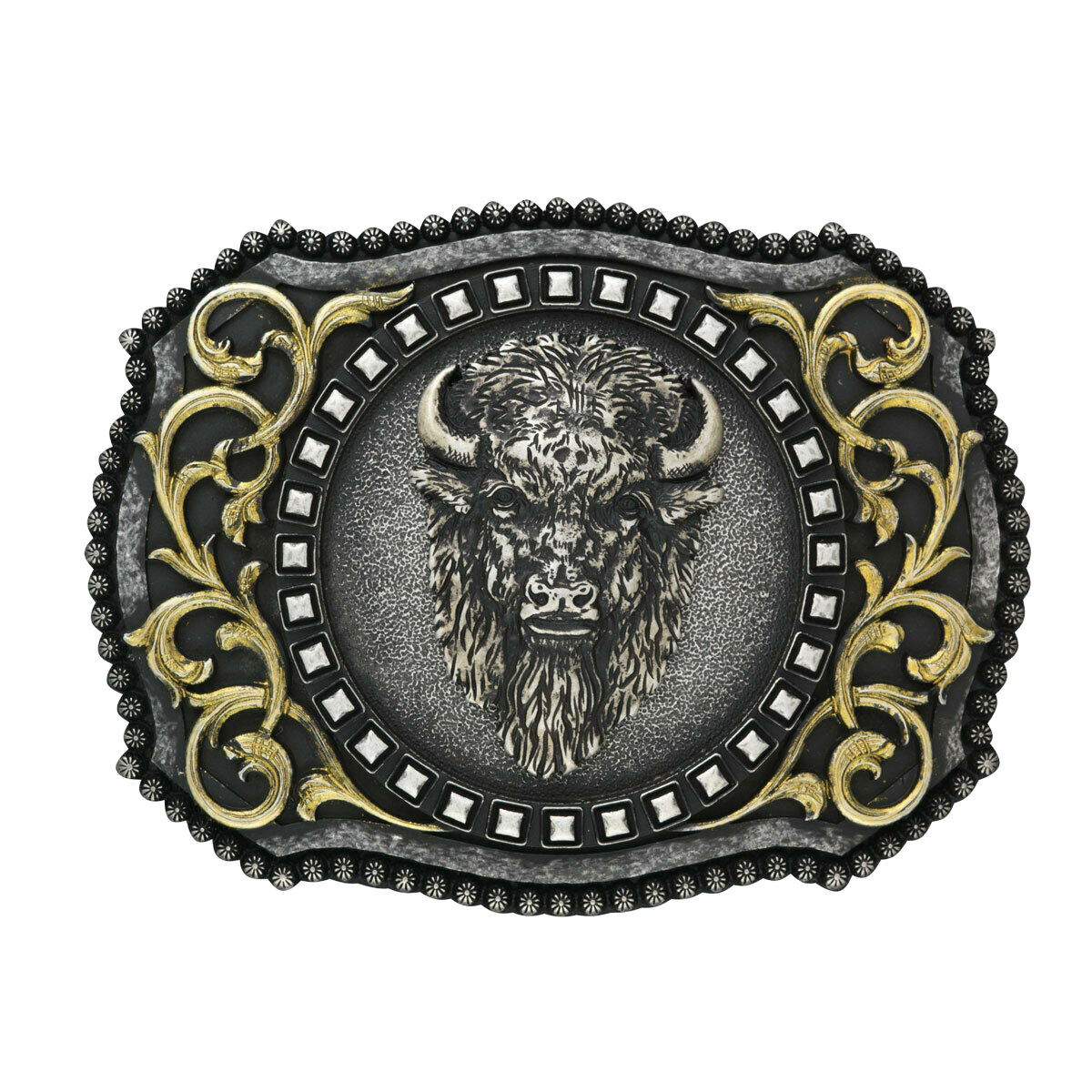 Load image into Gallery viewer, Nocona Mens Buffalo Head Belt Buckle 37010
