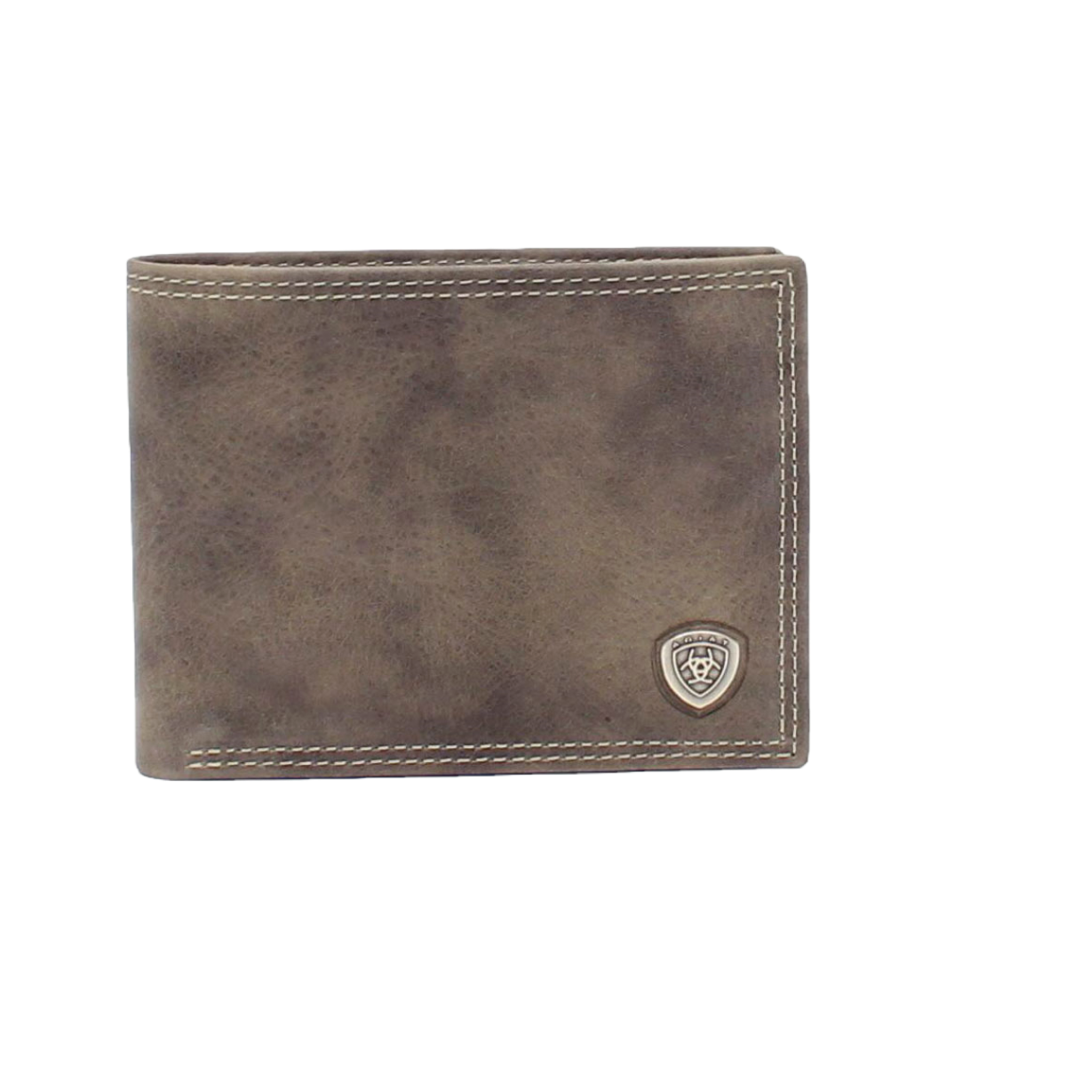 Ariat Men's Shield Concho Grey Bifold Wallet A3545006