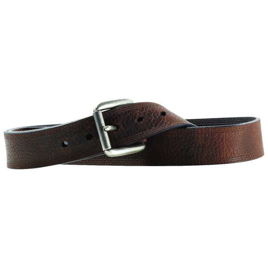 Ariat Men's Dark Brown Triple Stitch Leather Belt A10004630