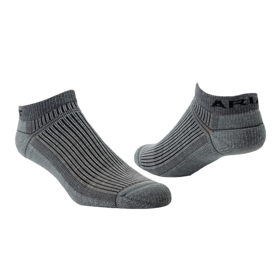 Ariat Unisex VenTEK Low Cut Lightweight Grey Socks AR2796-020