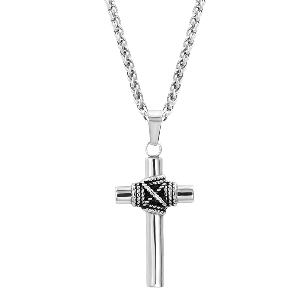 Montana Silversmiths Rope Wrapped Cross Necklace NC4332