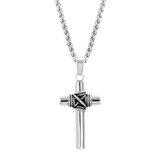 Montana Silversmiths Rope Wrapped Cross Necklace NC4332