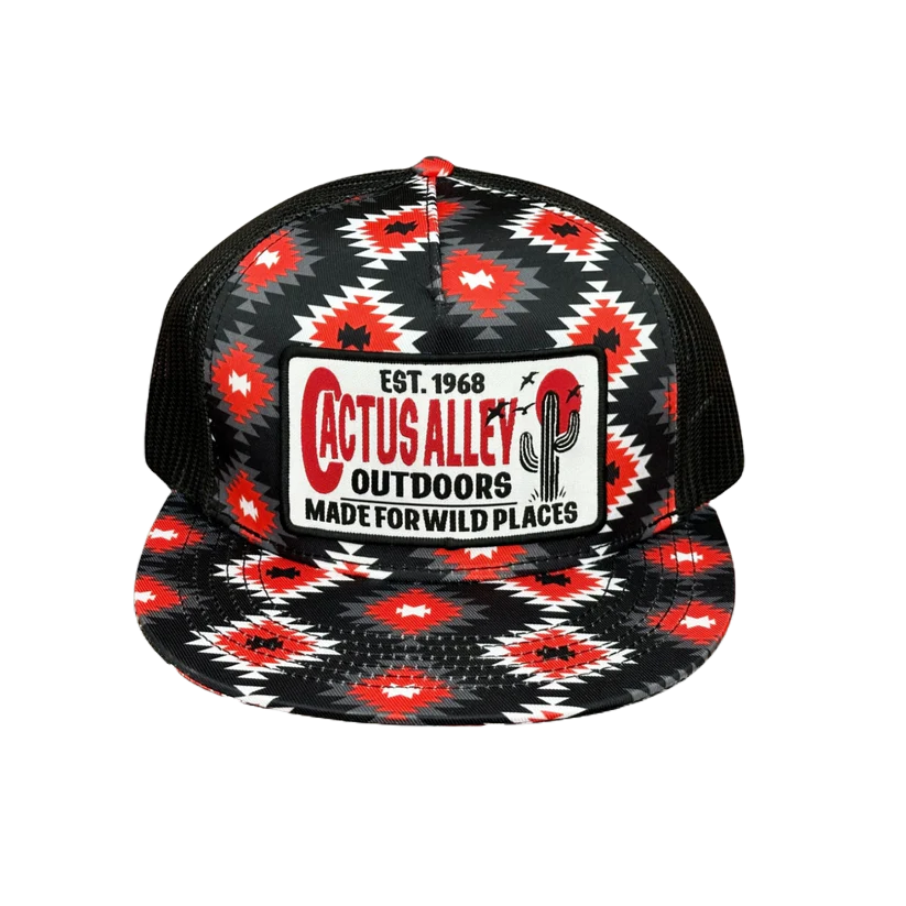 Cactus Alley Hat Co. Outdoors Buddy Holly Aztec Snapback Hat PH120-P197