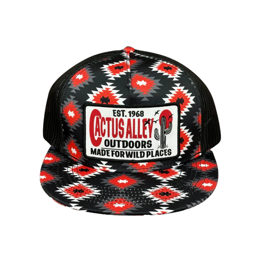 Cactus Alley Hat Co. Outdoors Buddy Holly Aztec Snapback Hat PH120-P197