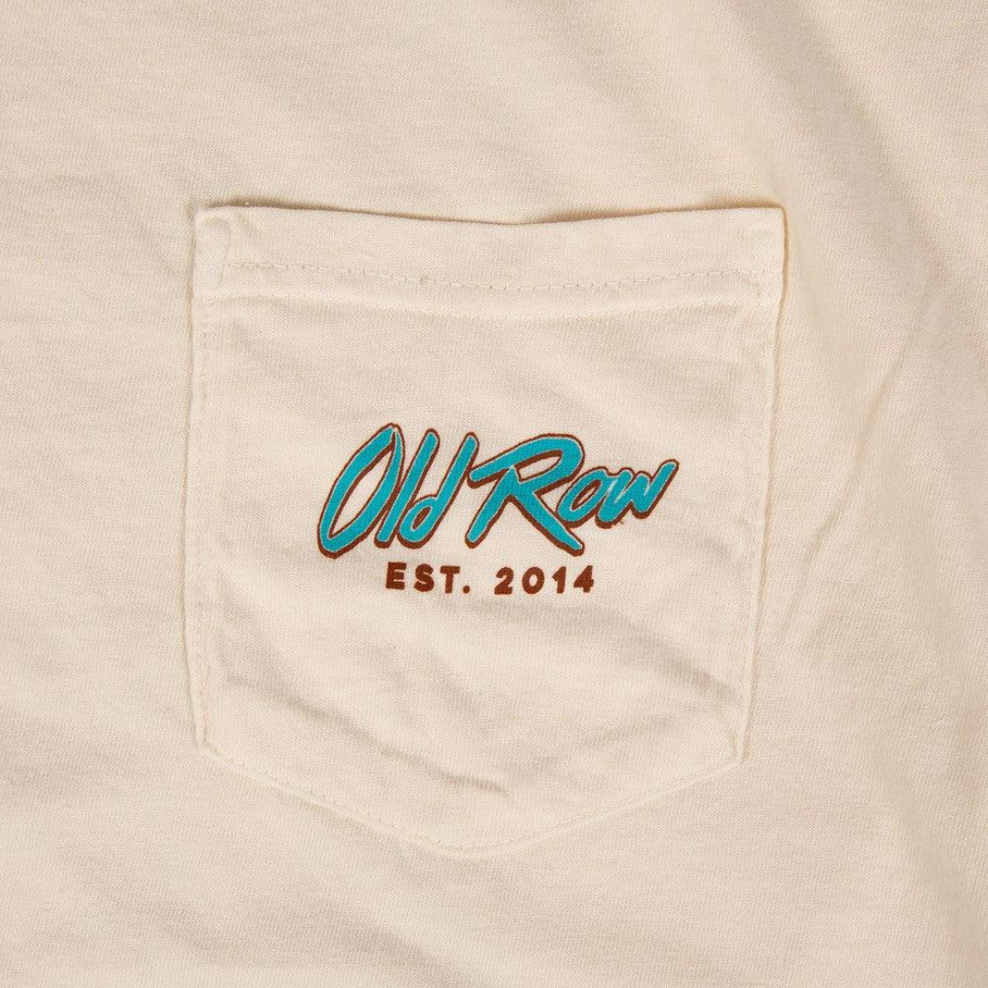 Old Row Men's Ivory Outdoors USA Pocket T-Shirt WROW3537