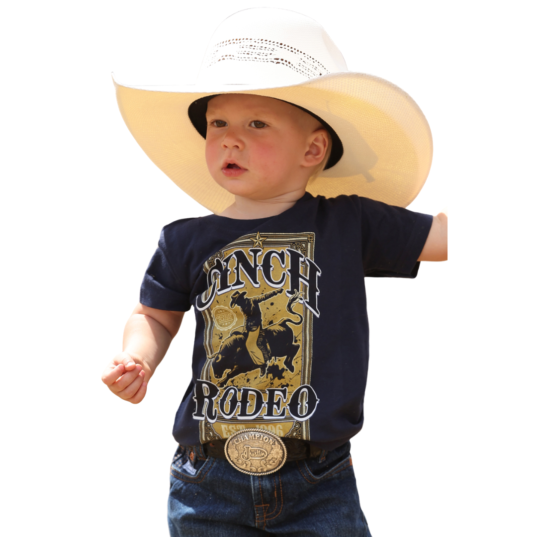 Cinch Toddler Boy's Navy Blue Rodeo Graphic T-Shirt MTT7671107