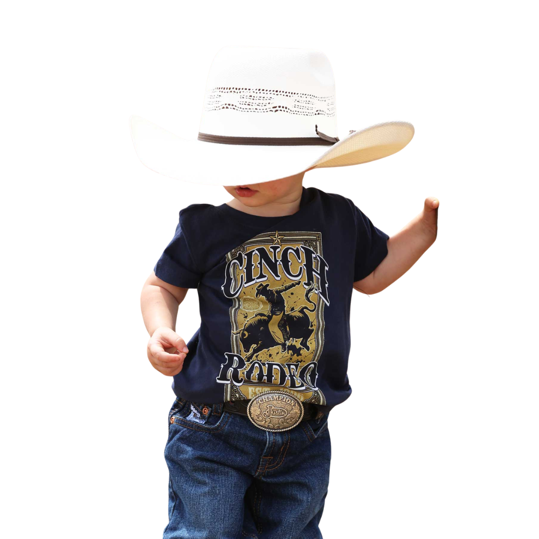 Cinch Infant Boy's Navy Blue Rodeo Graphic T-Shirt MTT7672070