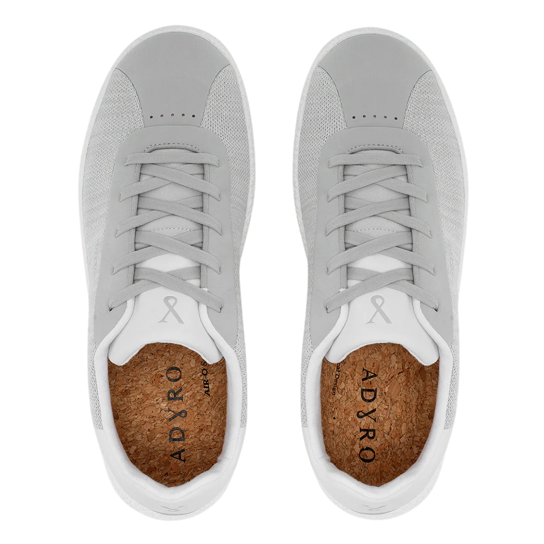 ADYRO Men's Primo Cloud Grey Casual Performance Sneaker PRMCLD103
