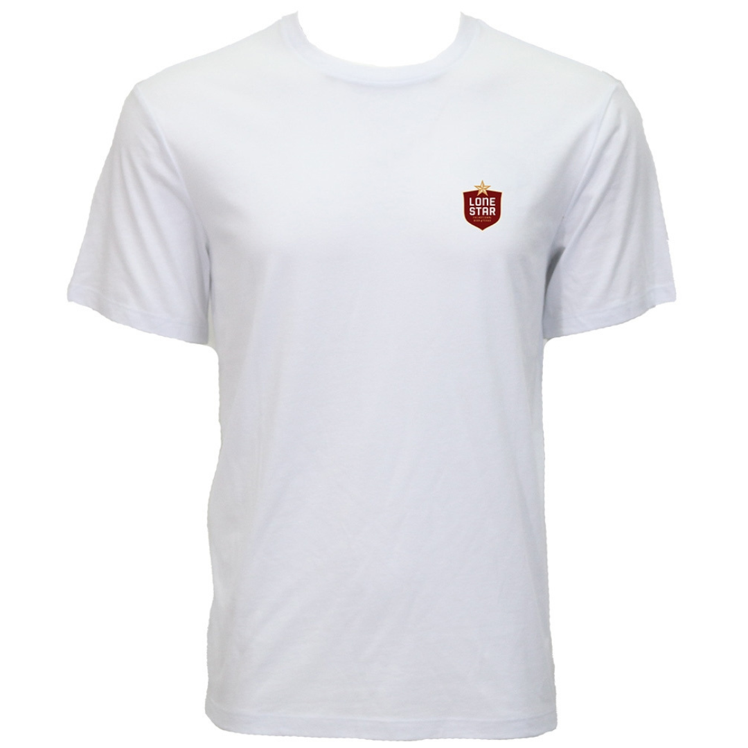 Hooey Men's Lone Star White Logo Graphic T-Shirt HT2664WH