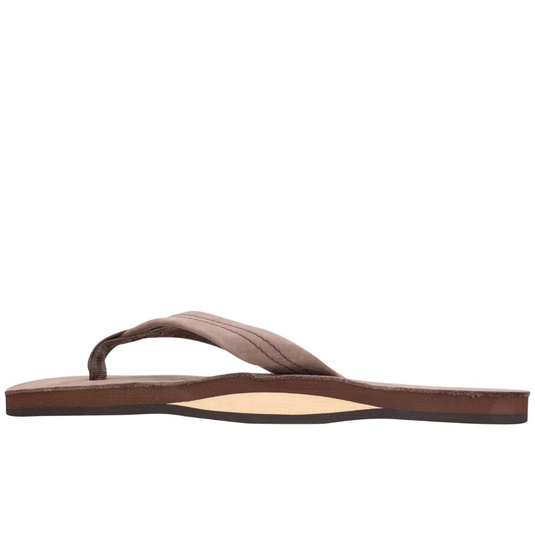 Rainbow Men's Single Layer Expresso Premier Leather 1" Strap Sandal 301ALTS0-EXPR