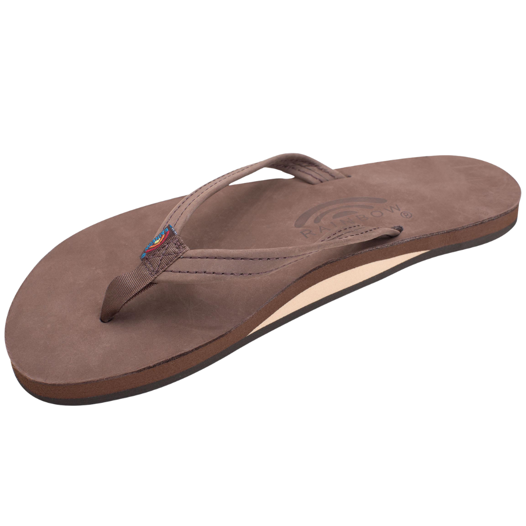 Rainbow Ladies Single Layer Expresso Premier Leather Sandal 301ALTSN-EXPR