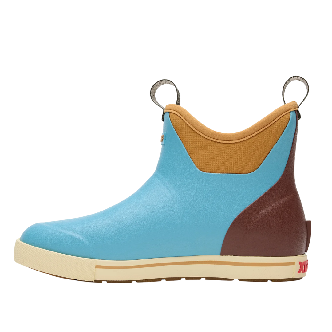 XTRATUF Men's Fleece Lined Blue Ankle Deck Boot XMADBC20