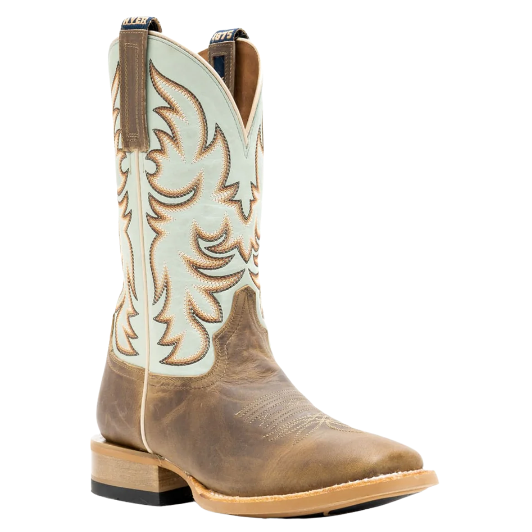 HYER Ladies Topeka Tan Square Toe Western Boots HW41028
