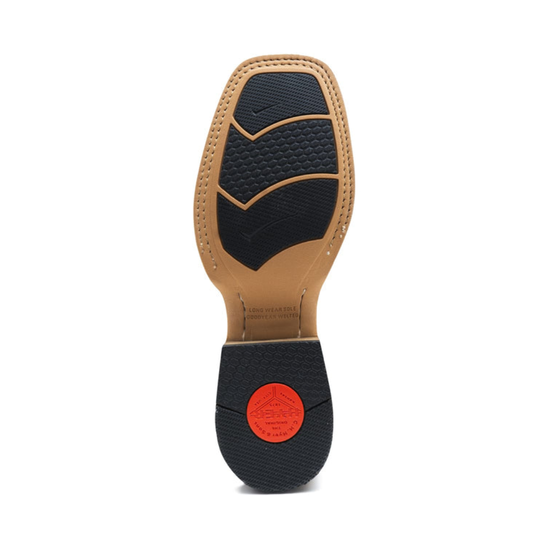 HYER Ladies Topeka Tan Square Toe Western Boots HW41028