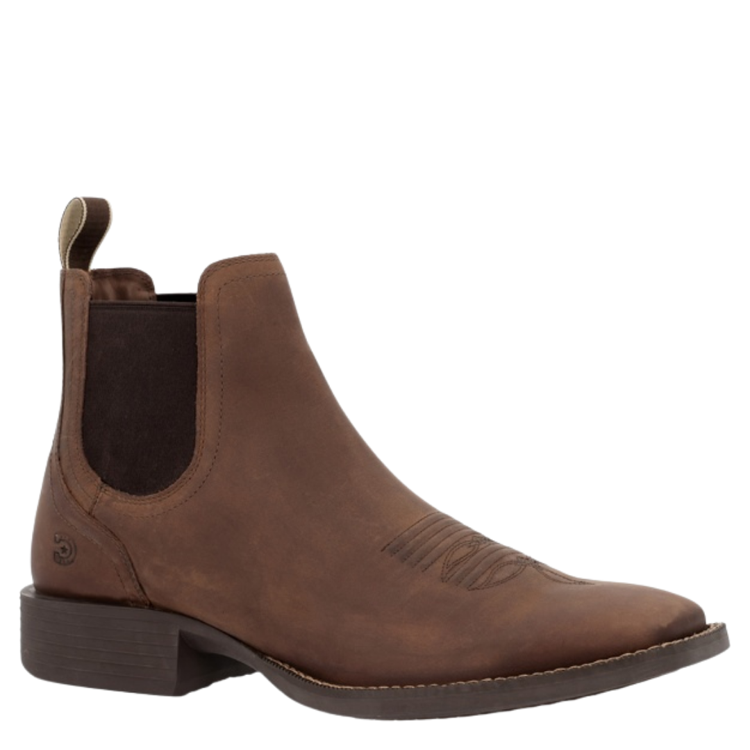 Durango Men's Shyloh Distressed Brown Western Ankle Boot DDB0533 - Wild West Boot Store
