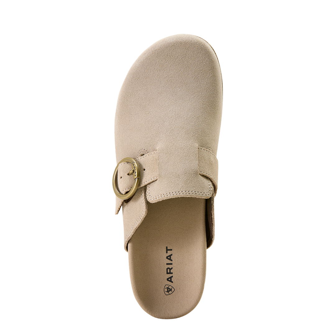 Ariat Ladies Clay Suede Country Mule Slip On Shoe 10074267
