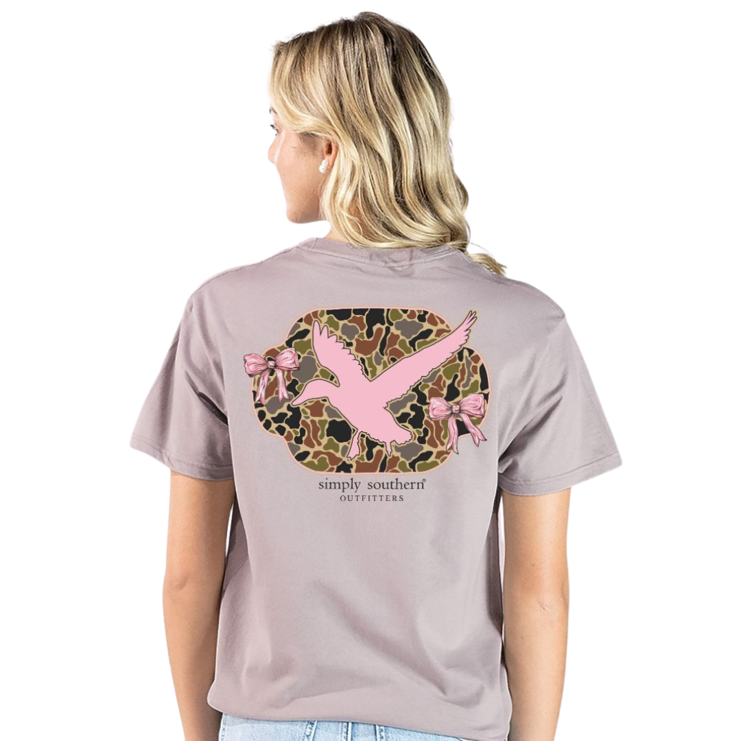 Simply Southern Ladies Duck Driftwood T-Shirt SS-DUCK-DRFTWD - Wild West Boot Store