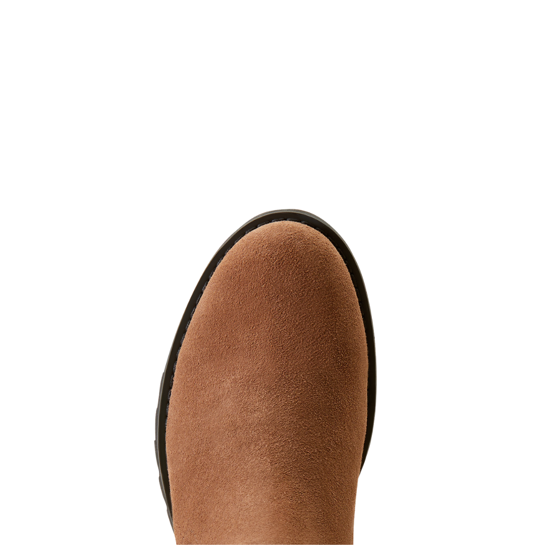 Ariat Ladies Wexford Lug Waterproof Dark Earth Chelsea Boot 10047004