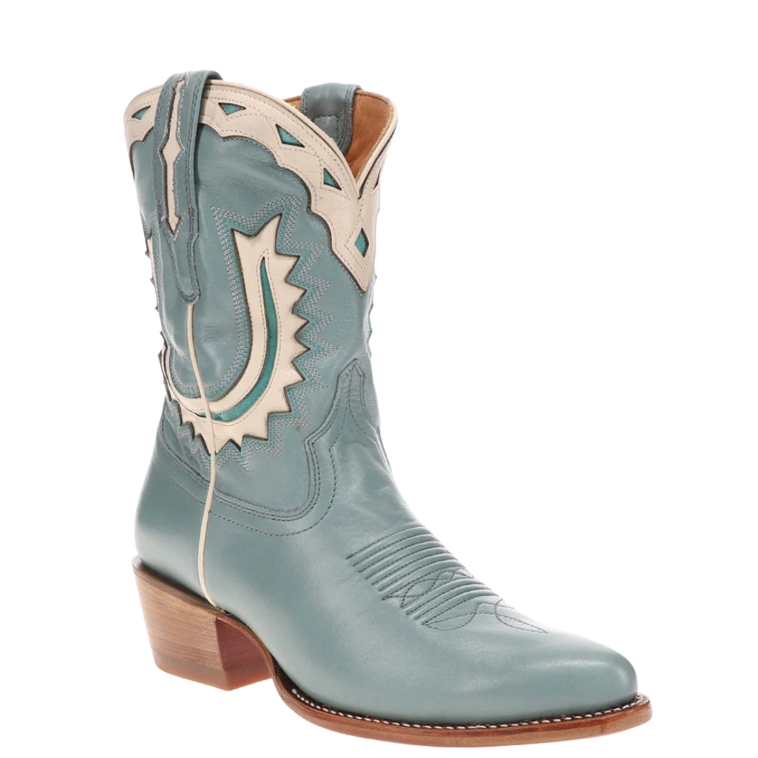 Tecovas Ladies The Jolene Seafoam & Bone Western Boot 20016-SFB