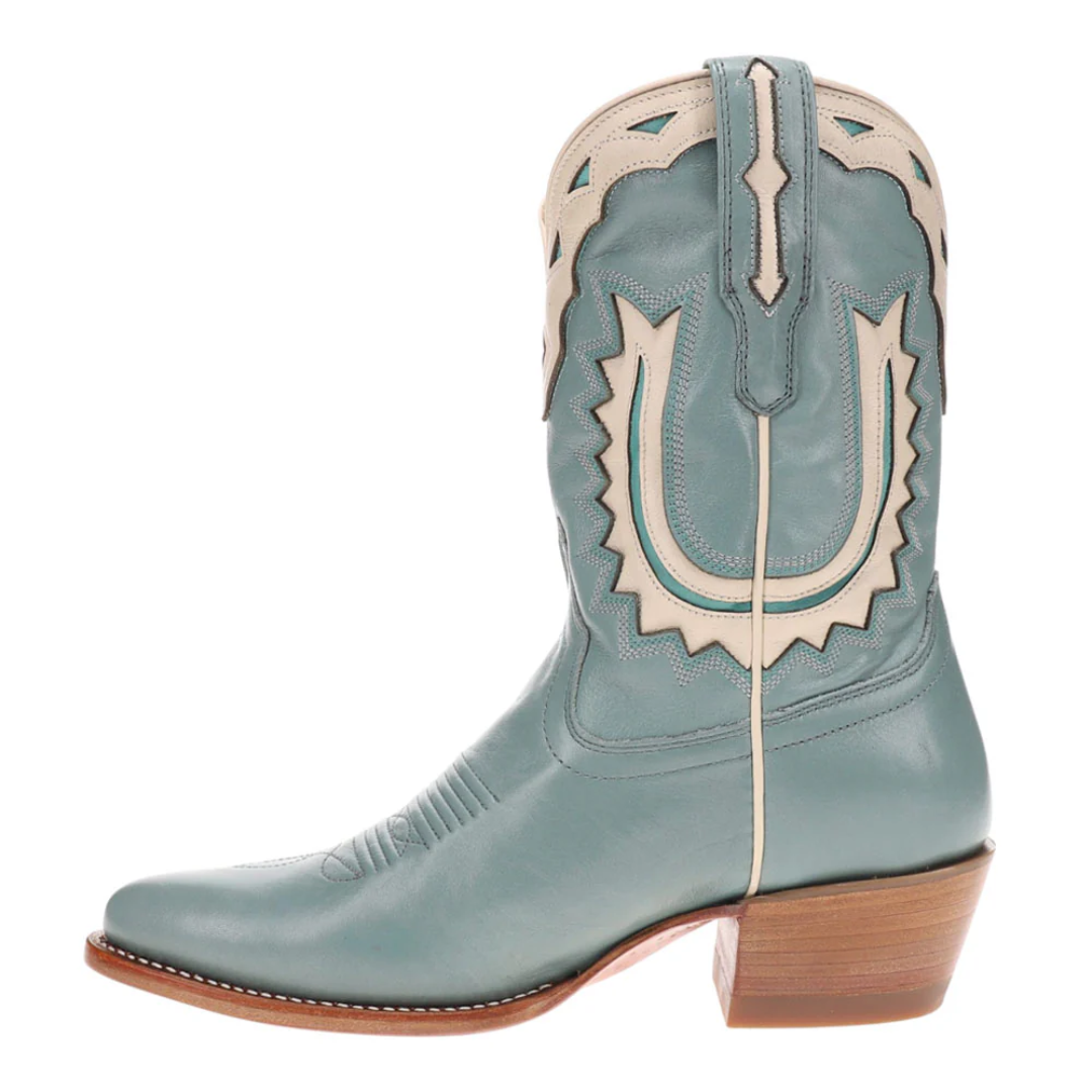 Tecovas Ladies The Jolene Seafoam & Bone Western Boot 20016-SFB