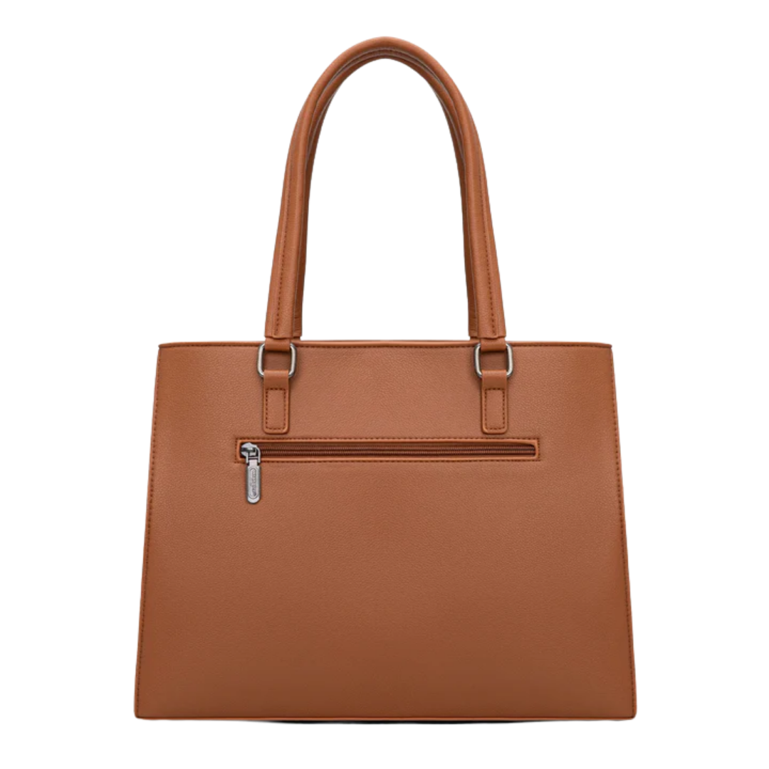 Wrangler Ladies Dual Compartment Carry-All Brown Tote WG387-8119BR
