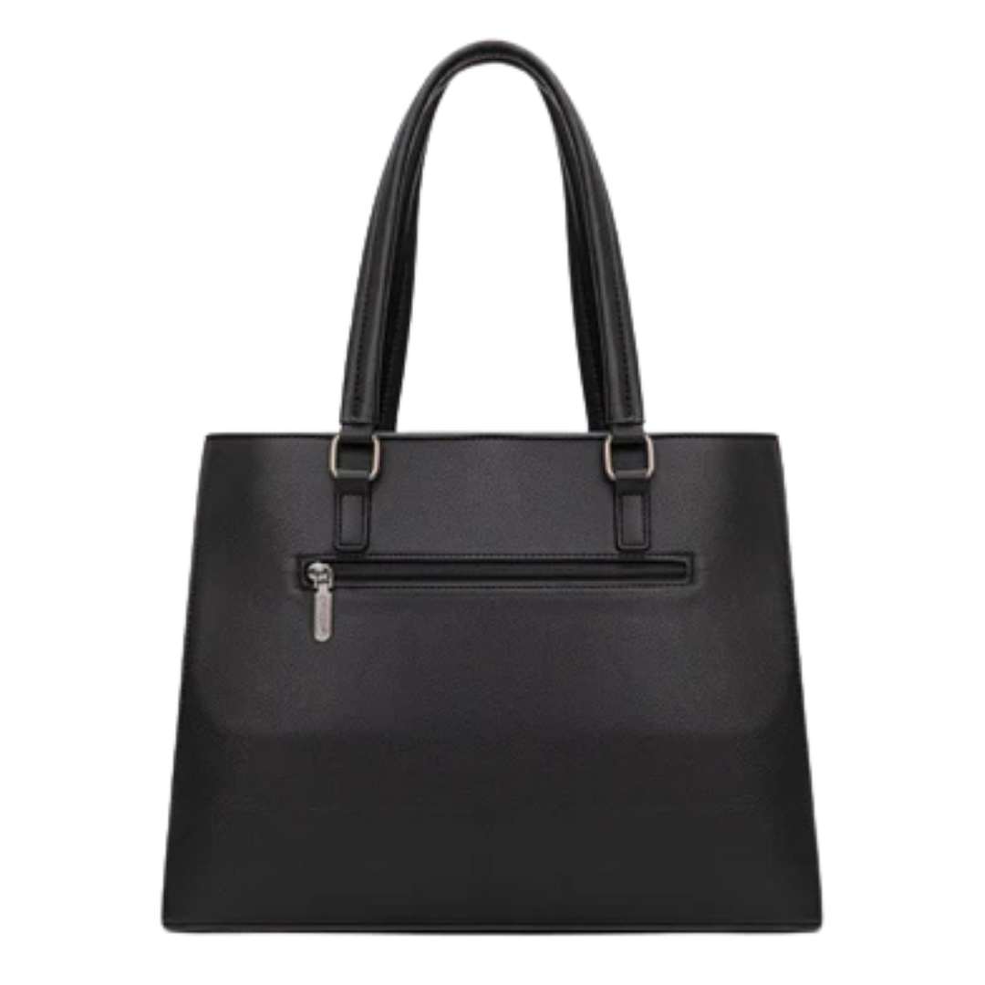 Wrangler Ladies Dual Compartment Carry-All Black Tote WG387-8119BK