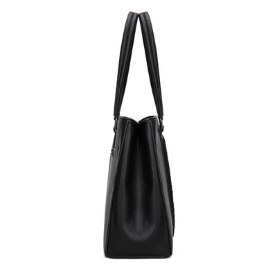 Wrangler Ladies Dual Compartment Carry-All Black Tote WG387-8119BK