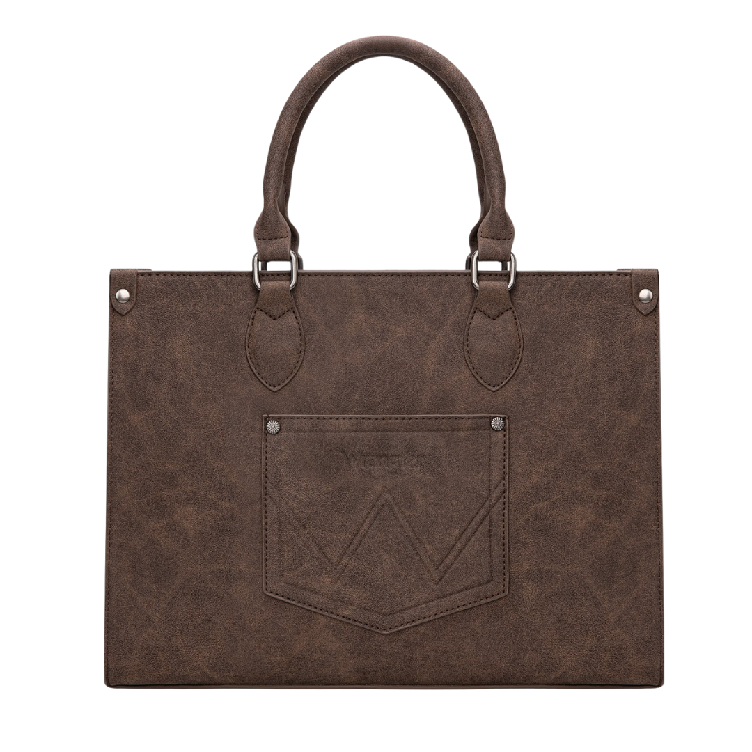 Wrangler Ladies Leopard Print Coffee Tote Bag/Crossbody WG296-8625CF