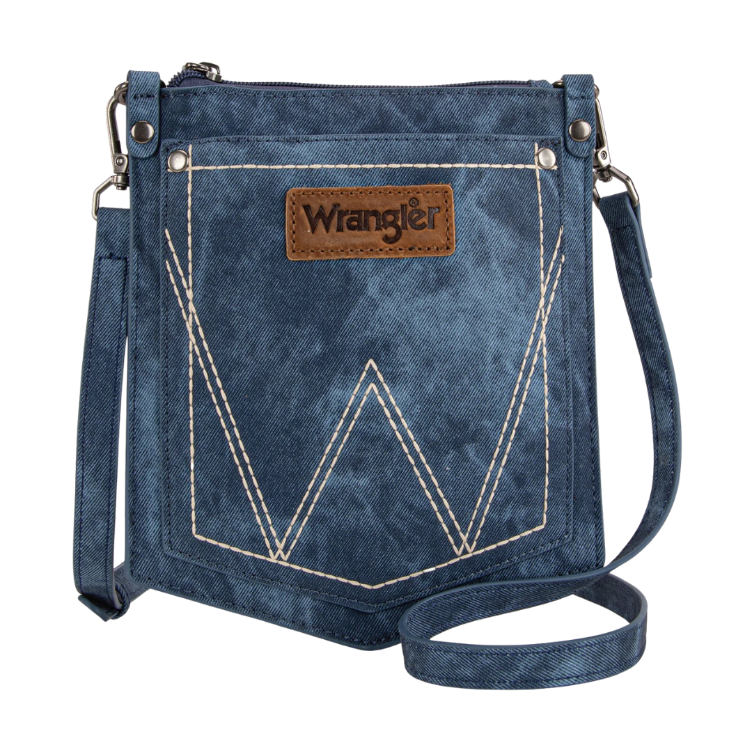 Wrangler Ladies "W" Stitch Water Repellent Denim Crossbody WG219-183JN