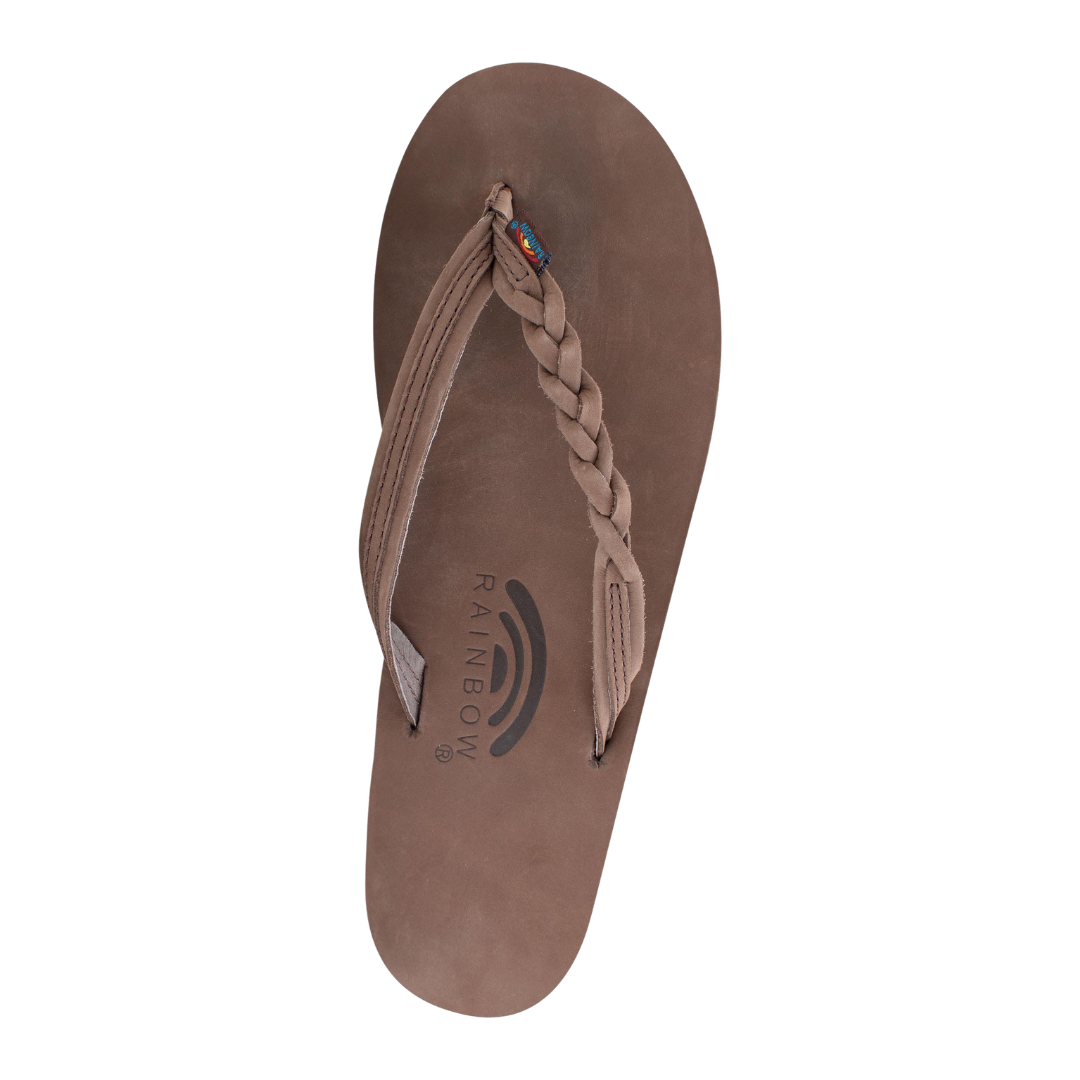 Rainbow Ladies Flirty Braidy Expresso 1/2" Braided Strap Sandal 301ALTSB-EXPR